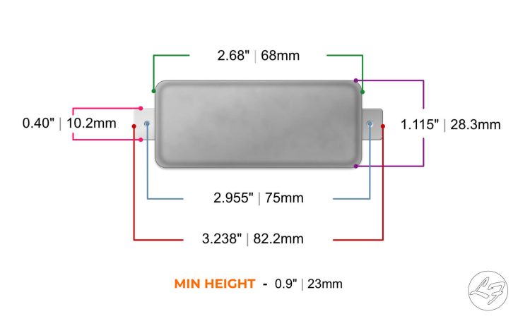 Mini Humbucker Dimensions