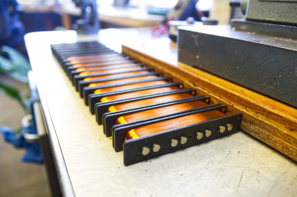 Jazz Bass pickups in a row