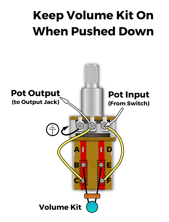 Treble Bleed Push Pull Mod