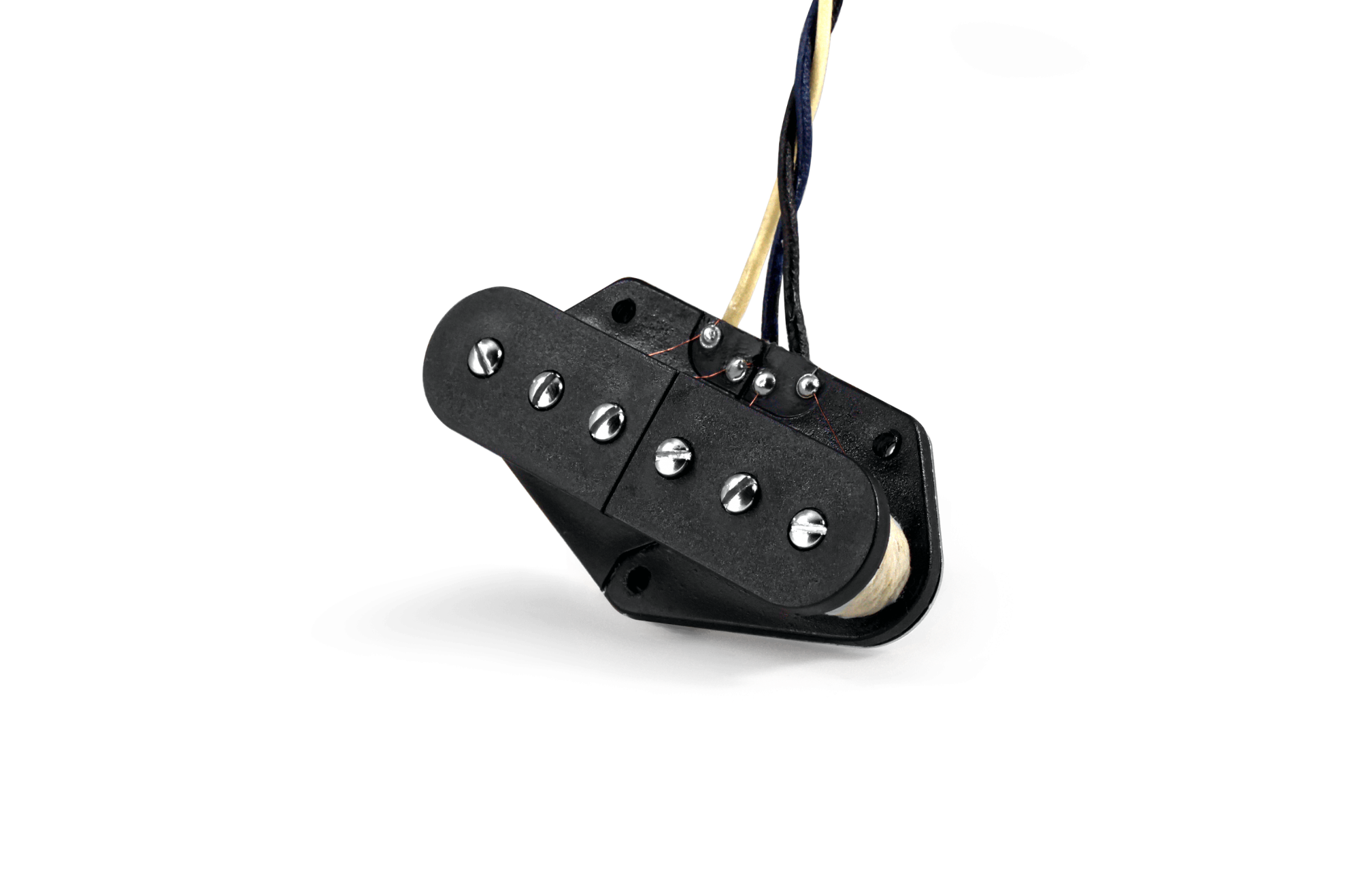 Split Steel Pole Tele Bridge by Lindy Fralin - P90 for Tele.