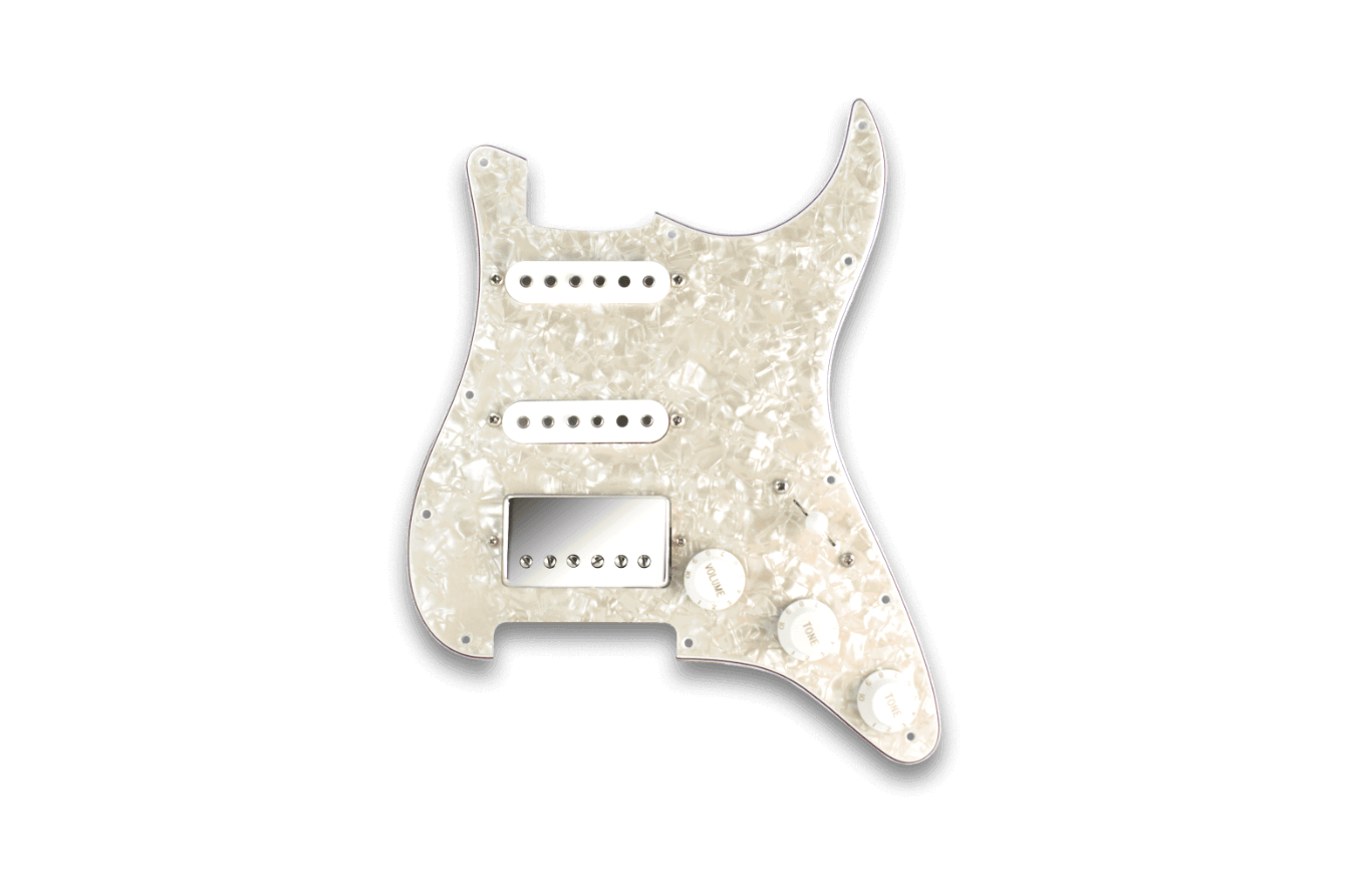 Prewired HSS Strat Pickguard