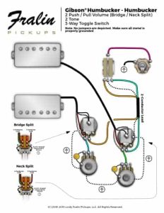 Gibson Les Paul Wiring Diagram With Coil Splitting Fralin Pickups