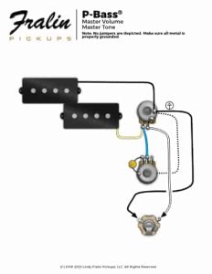 P-Bass Wiring Diagram Fralin Pickups