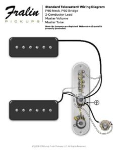 Telecaster With P90 Neck Wiring Diagram Fralin Pickups