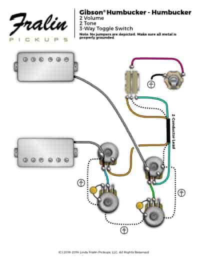 50'S Les Paul Wiring Diagram from www.fralinpickups.com