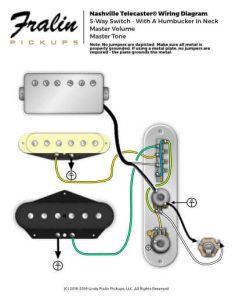 Nashville Telecaster Wiring Diagram With Humbucker In Neck