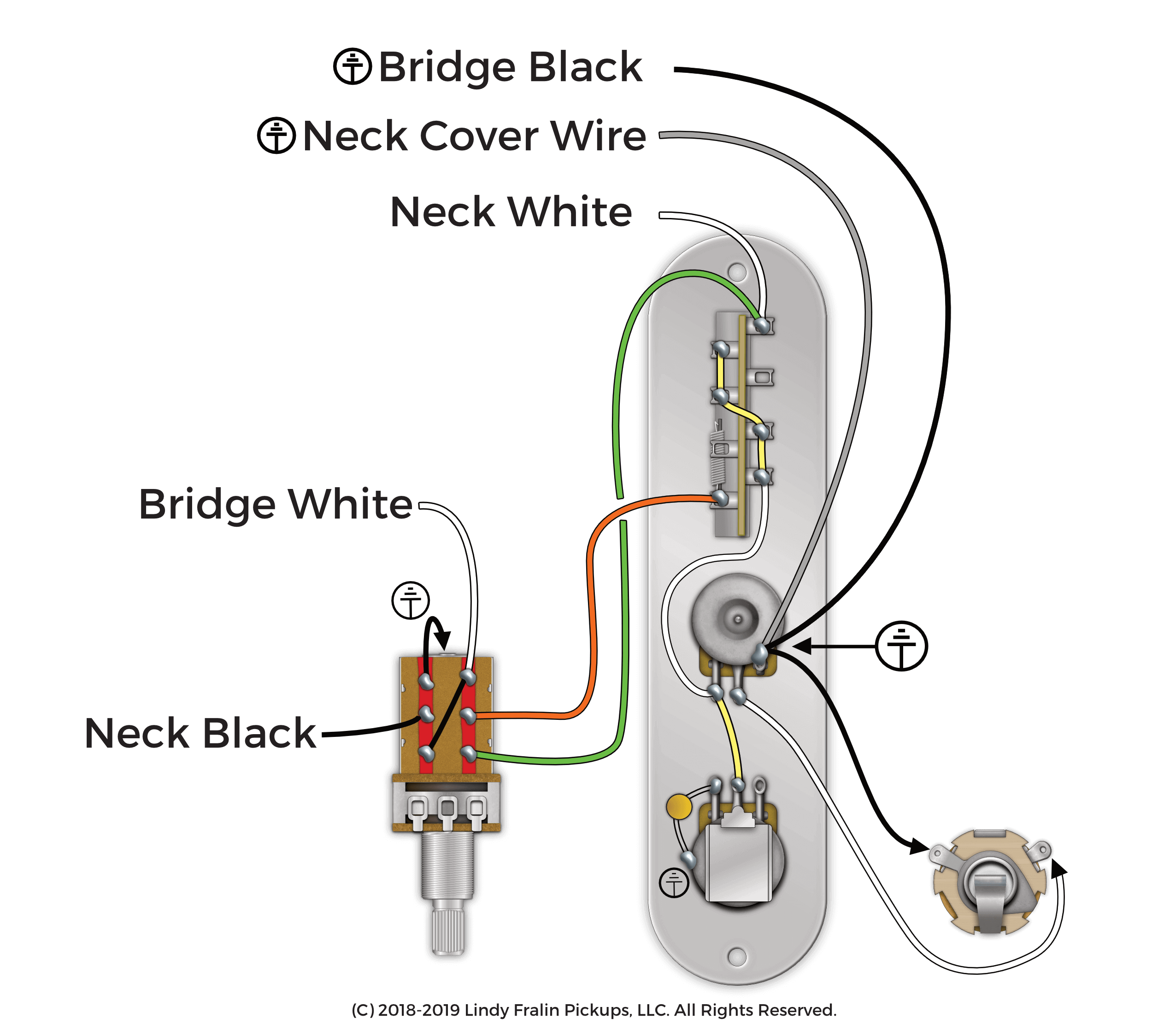 4 Way Switching Mod - Fralin Pickups