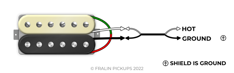 2-Conductor With Shield Lead Humbucker Color Codes