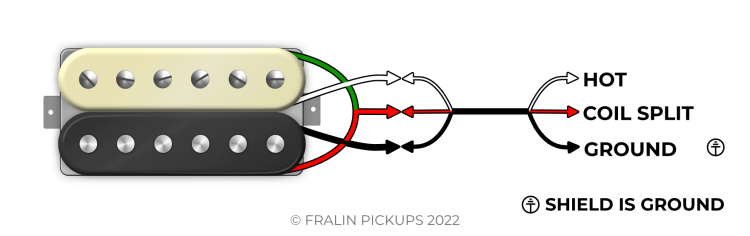 3-Conductor With Shield Lead Humbucker Color Codes