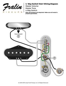 4-Way Switching Telecaster Wiring Diagram