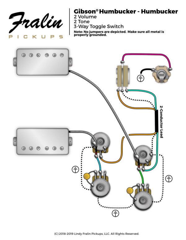 Fralin Pickups Wiring Diagrams - Gibson Les Paul Wiring Diagram