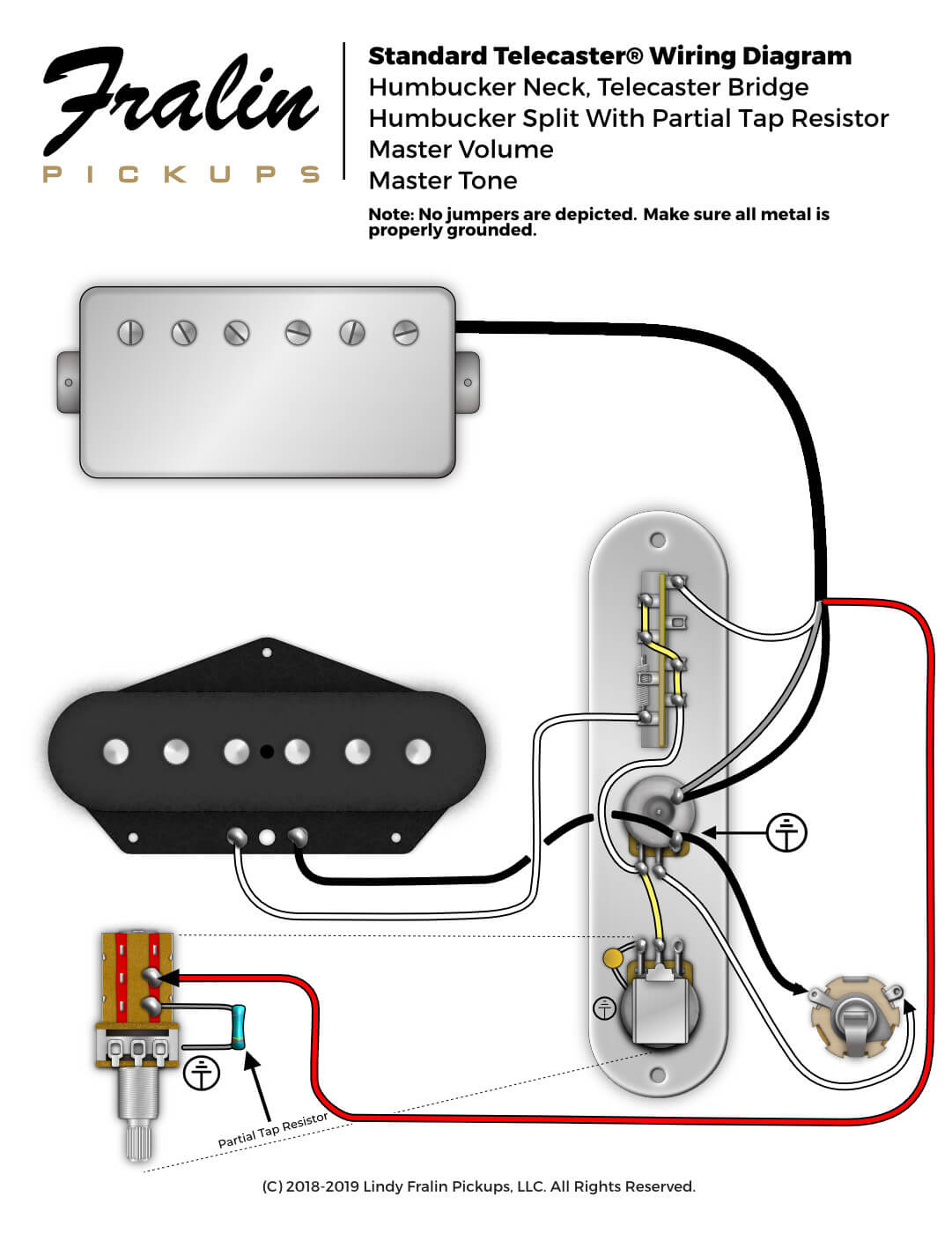 HS Tele Wiring Diagram Partial Split