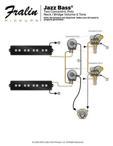 Jazz Bass Concentric Pots