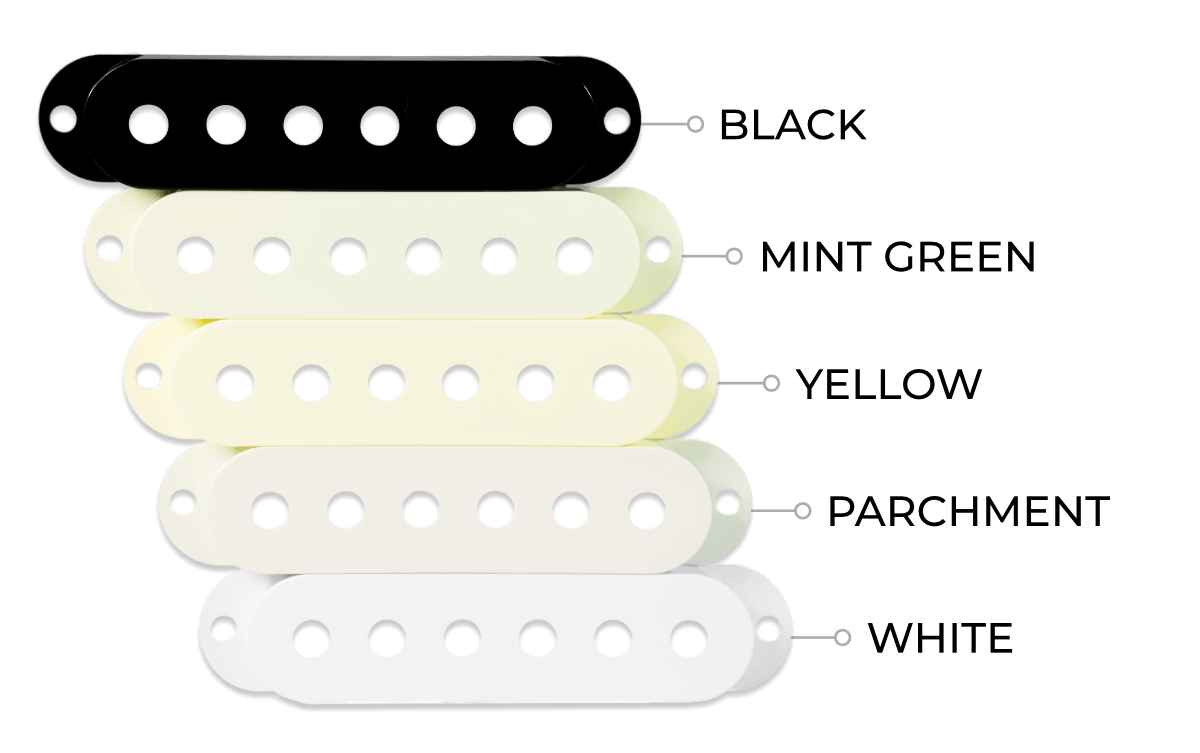 Lindy Fralin Strat Covers In A Line