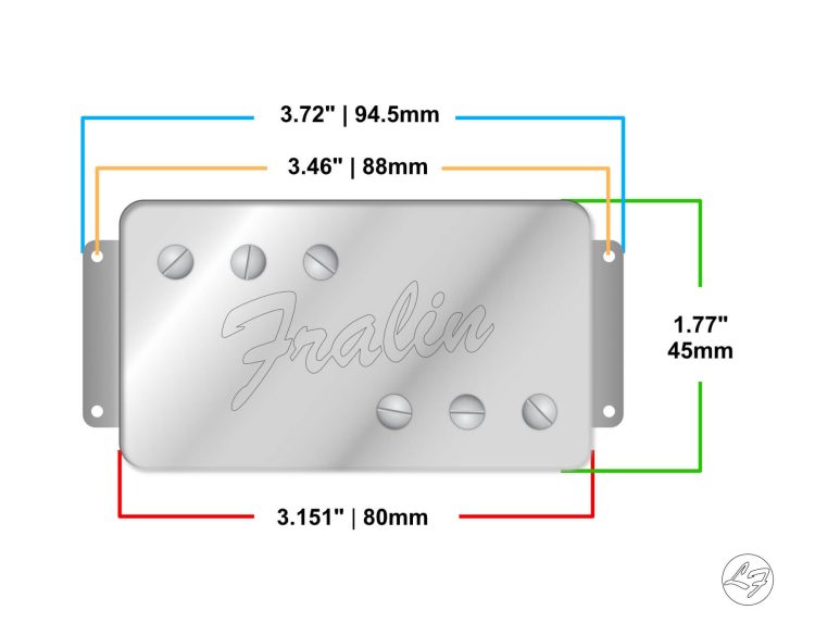 Wide Range Humbucker Dimensions