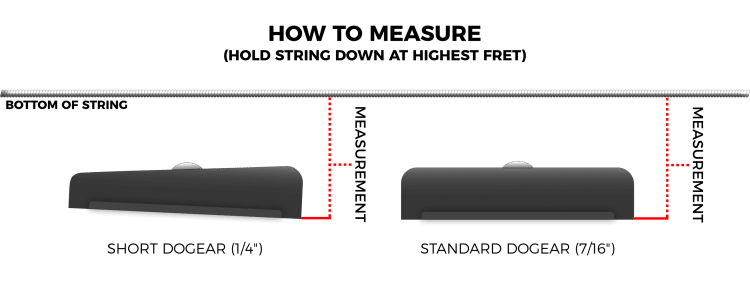 Dogear Shim Height Calculation Diagram