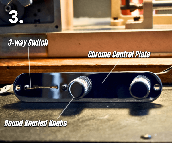 Quick Ship: Prewired Telecaster Control Plate