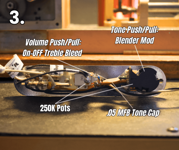 Quick Ship: Prewired Telecaster Control Plate - Image 2