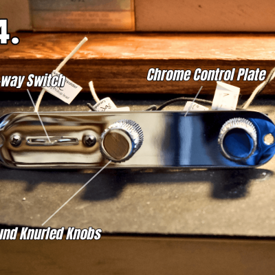Quick Ship: Prewired Telecaster Control Plate