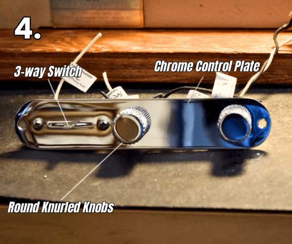 Quick Ship: Prewired Telecaster Control Plate