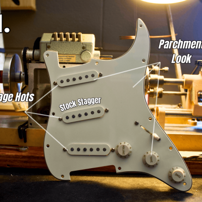 Quick Ship: Prewired Strat Pickguard
