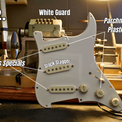 Quick Ship: Prewired Strat Pickguard